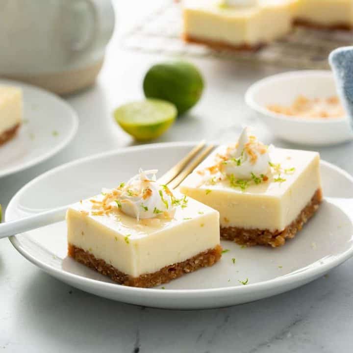 Key lime pie bars